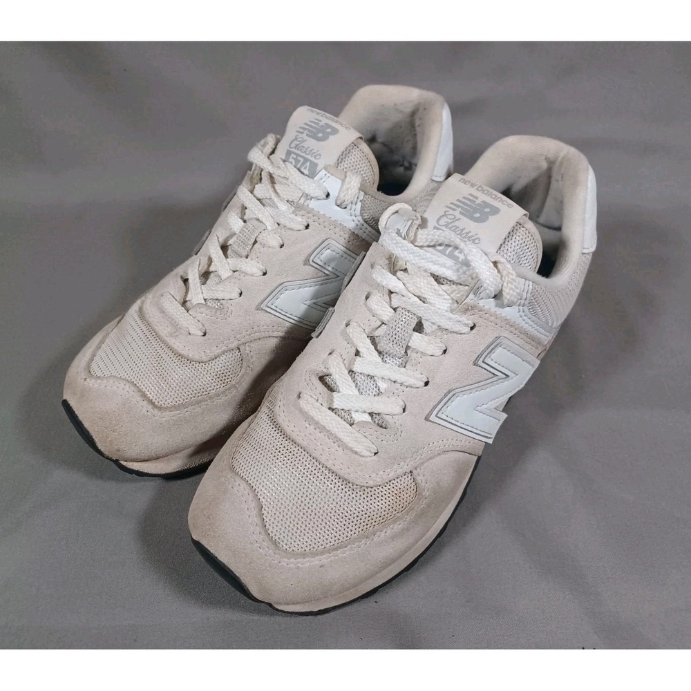New Balance Shoes Womens 7.5 B 574 Beige Running Walking